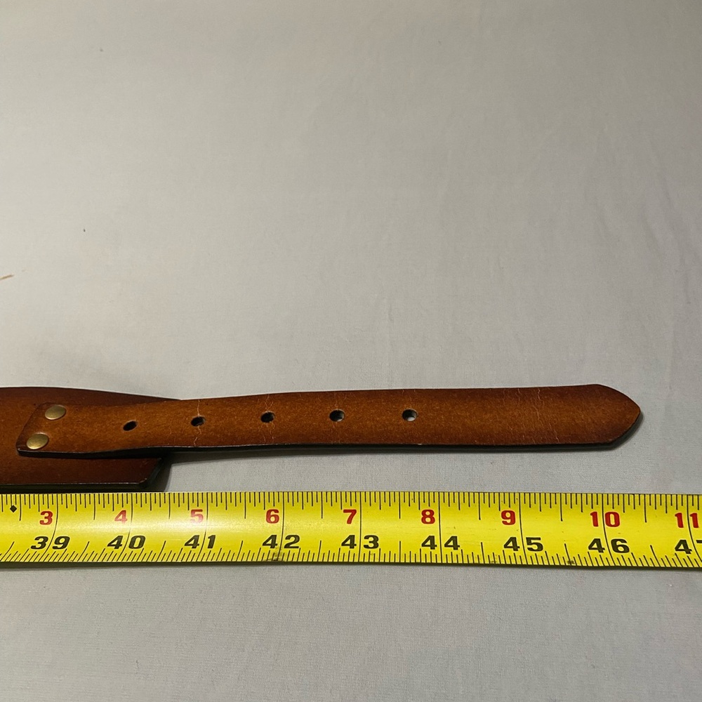 Brand New NOBO Studded Brown Leather Belt XL - Picture 5 of 9